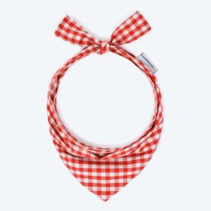GINGHAM BANDANA - Rust Gingham, S